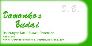 domonkos budai business card